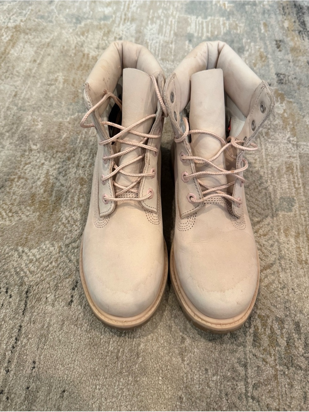 Timberland Women's Lace-Up Boots in Light Pink